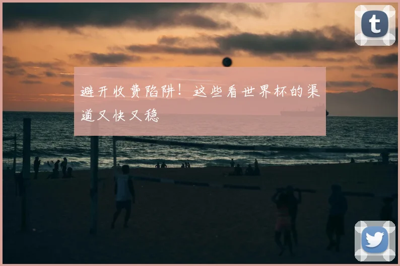 避开收费陷阱！这些看世界杯的渠道又快又稳